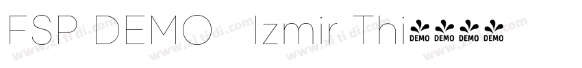 FSP DEMO   Izmir Thi字体转换